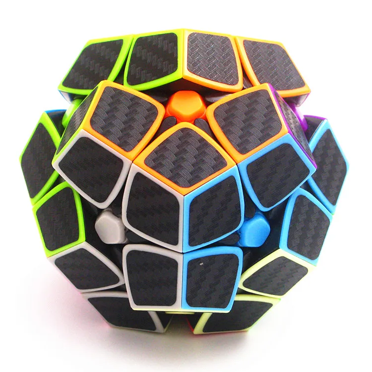 Zcube 2x2 megamins Кубик из углеродного волокна скоростной кубик Dodecahedron головоломка