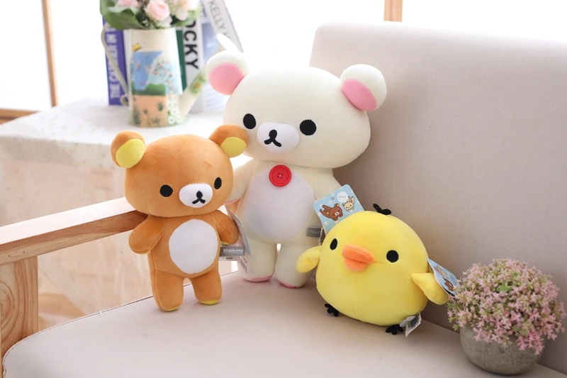 Rilakkuma плюшевые игрушки милые маленькие животные мягкий медведь диван подушка украшения комнаты подарок на день рождения подходит для детей