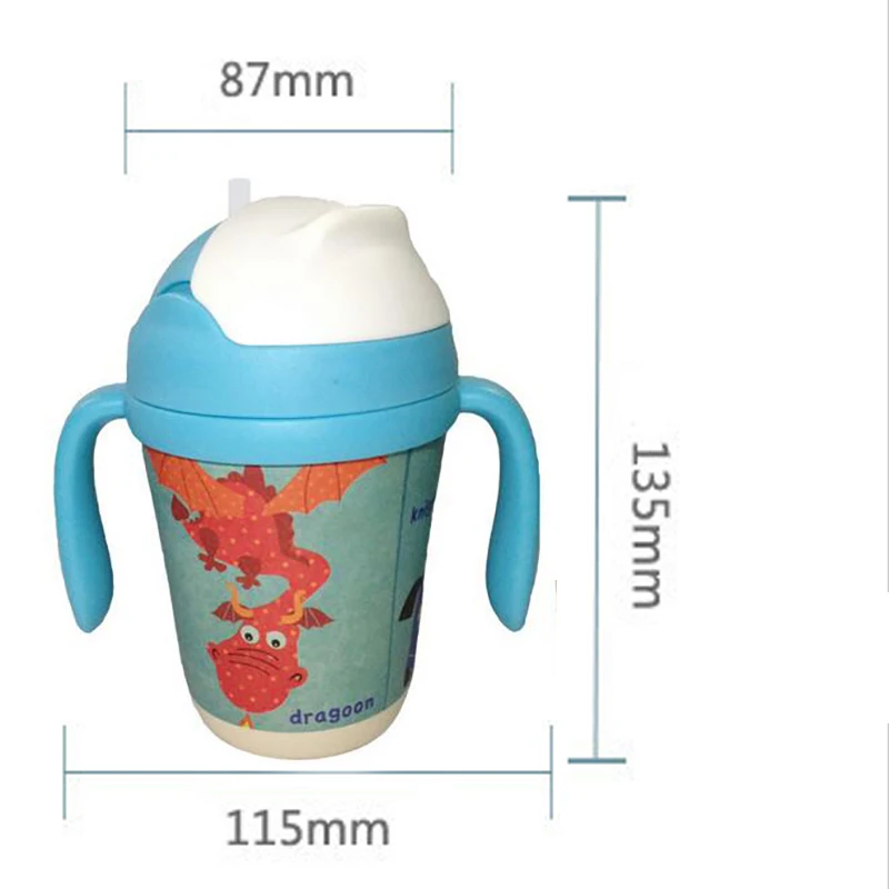 Бамбуковая Детская Бутылочка для питья детская портативная бутылка питьевой