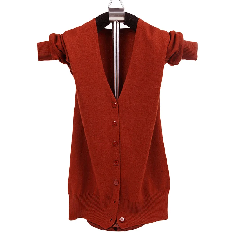 2017 кардиганы с v-образным вырезом однотонный короткий кардиган Feminino Basics женский