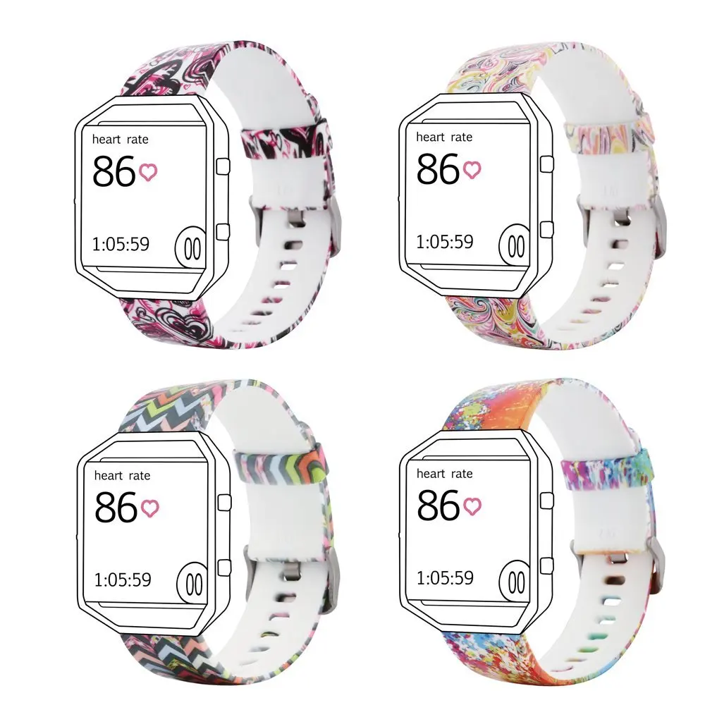 Резиновый сменный аксессуар/Браслет ремешок для Fitbit Blaze Смарт фитнес часы SK Pack of