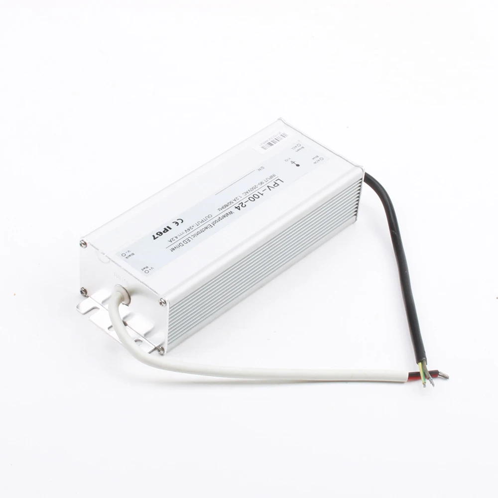 LPV-100W-24V AC DC converter waterproof IP67 Single Output Transformer Electronic Driver Switch Power Supply for LED lighting |