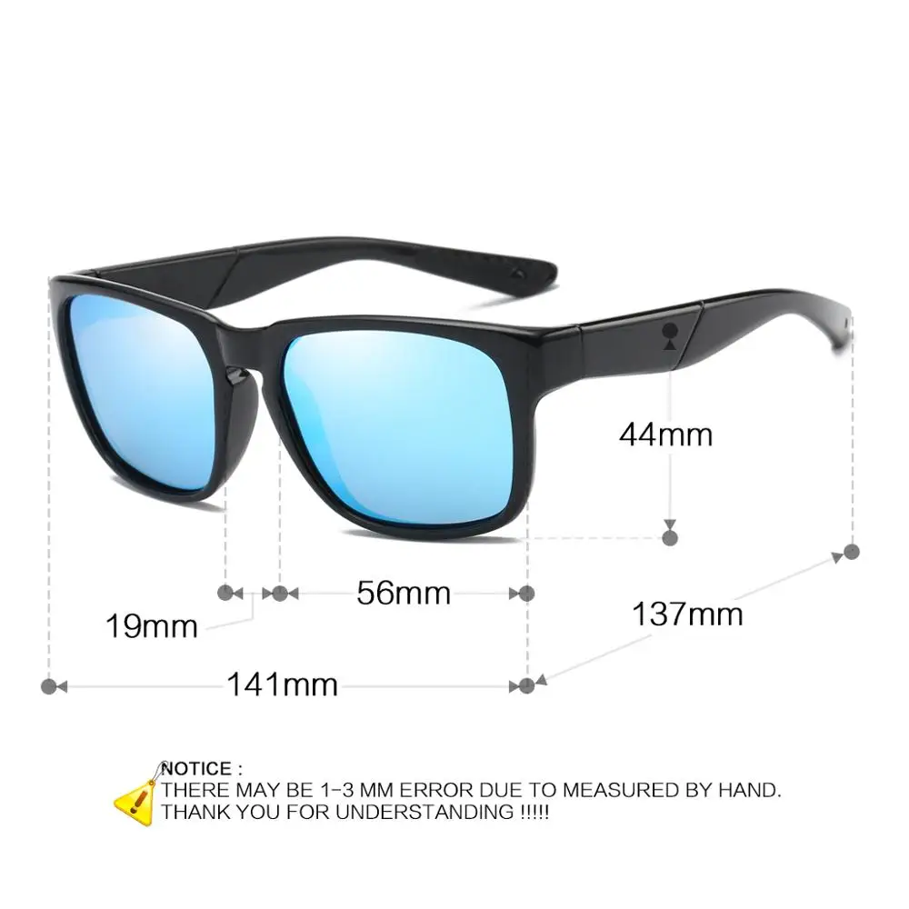 YOJBO квадратные поляризационные мужские солнцезащитные очки 2019 Роскошные