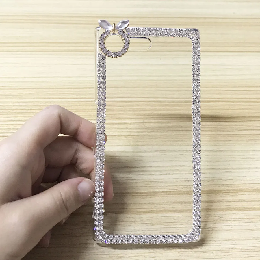 Чехол со стразами для телефона Sony Xperia 3 Compact Z5 Z1 XZ X роскошный 3D Блестящий