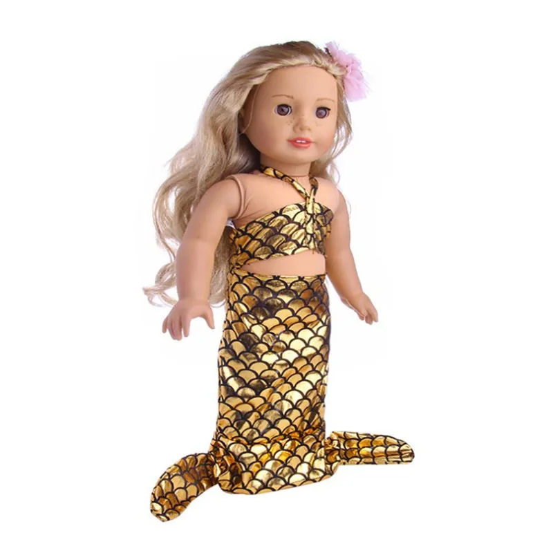 Born Baby Doll Одежда подходит 18 дюймов 40-43 см кукла Русалка Одежда Аксессуары для ребенка подарок на день рождения