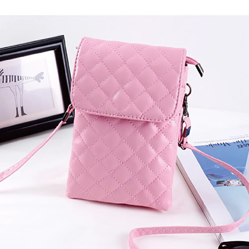 Брендовое модное с лямками сумки на плечо для женщин 2019 PU кожаная сумка мобильных