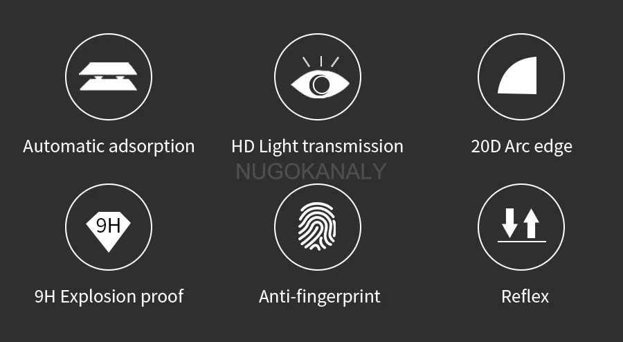20D полная клейкая Обложка из закаленного стекла для iPhone 11 Pro XS Max XR X 8 7 6 6s Plus Защитная пленка для экрана