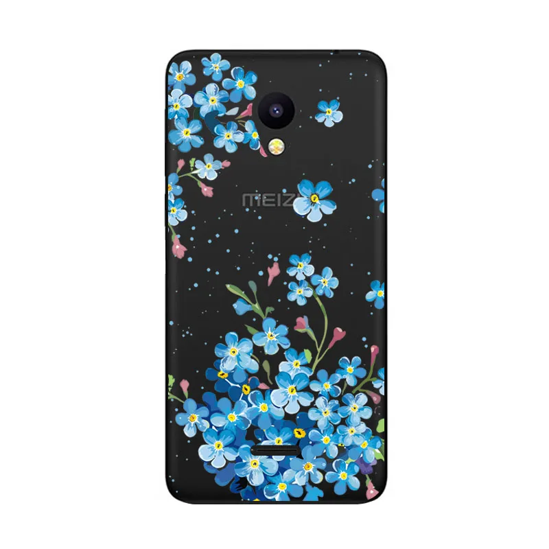 Чехол для meizu c9, силиконовый черный мягкий чехол из ТПУ с цветочным рисунком для meizu c9 pro, защитный чехол для телефона s shell