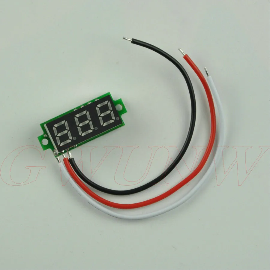 GWUNW BY328V DC 0-200V 3-битный цифровой мини-тестер напряжения измеритель дисплей