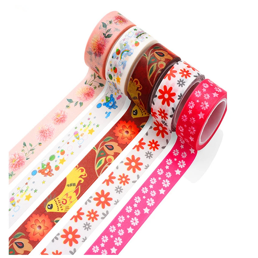 1 шт. милый красный белая лента Washi качество канцелярские Diy Скрапбукинг