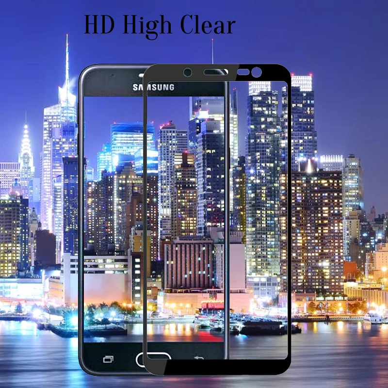 3D полностью закрывающая Защитная Стекло на J4 закаленное Стекло для samsung J4 J6 A6 плюс J5 J3 Экран протектор A7