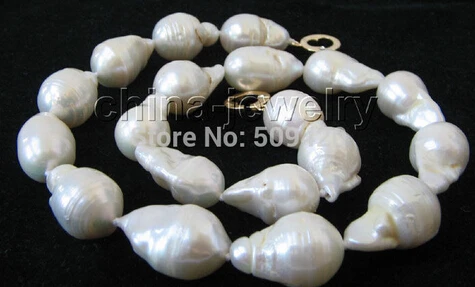 810 Бесплатная доставка aaa00381 + белый Reborn Keshi барокко FW жемчужное ожерелье|necklace