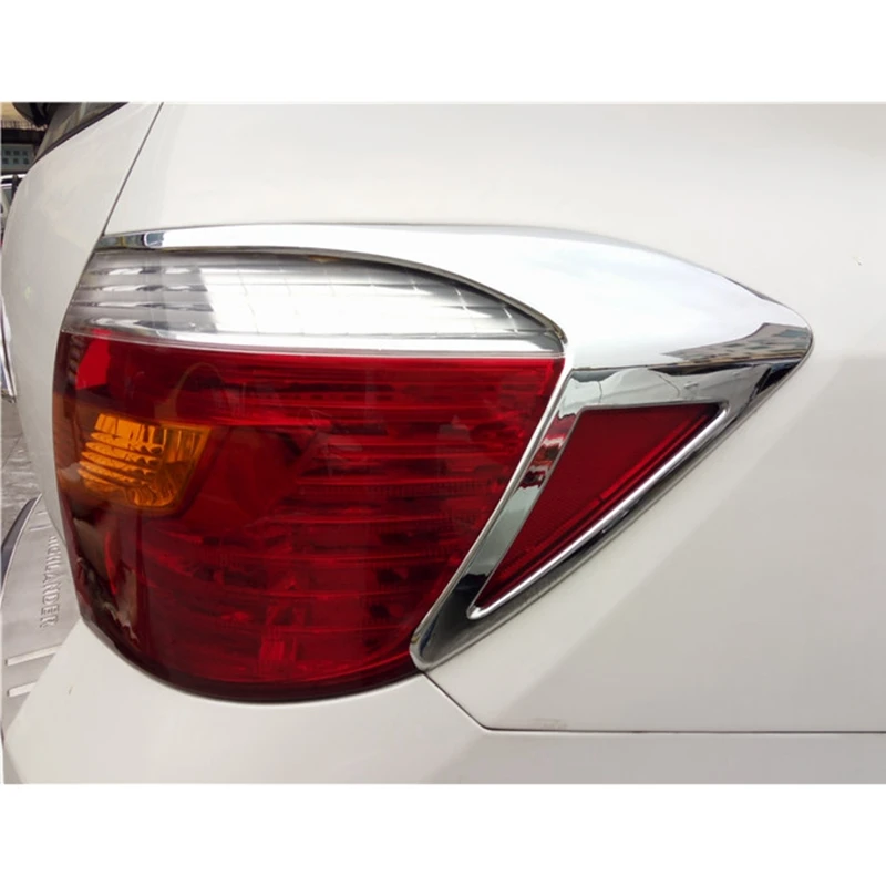 Накладка на задний светильник для Toyota Highlander 2012 2013 ABS хромированная 2 шт. |