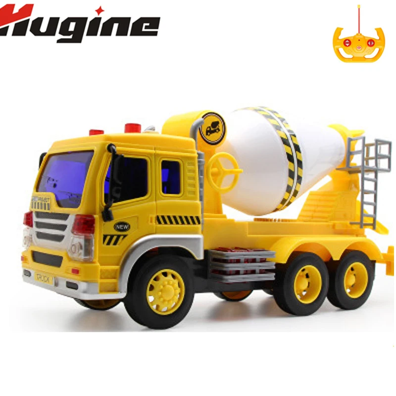 

Rc Car Toys Model Remote Control Engineering Simulated Garbage Trucks Pull Back Clean Trash Vehicle Music Toys For Children Gift