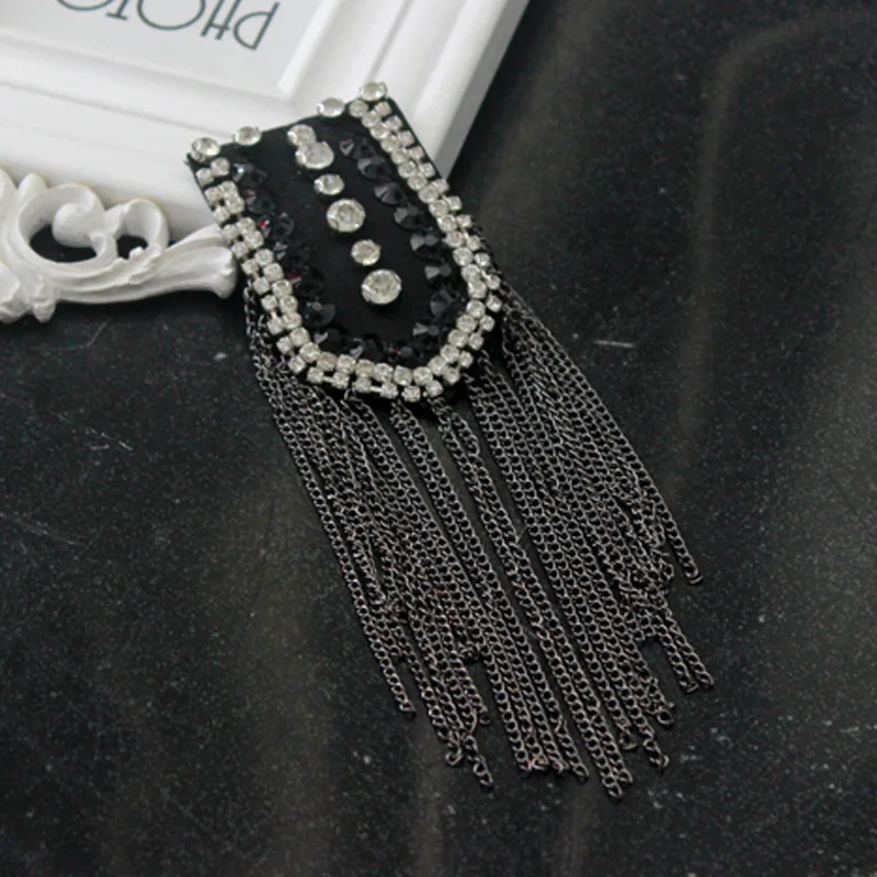 В стиле панк на плечо булавки с цепочкой рождественские украшения Свадебный