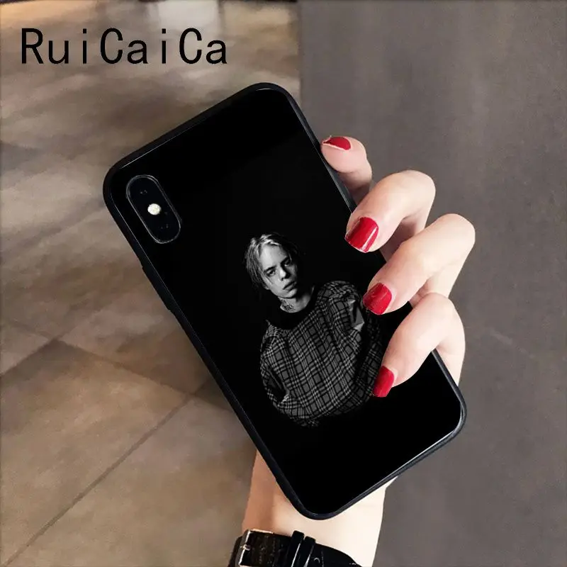 RuiCaiCa Россия рэппер Фараон мягкий черный чехол для телефона iPhone 8 7 6 6S 6plus X XS MAX 5 5S SE