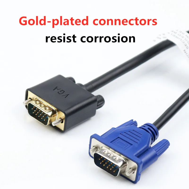Veggieg VGA-VGA кабель с ферритовым VGA штекерным кабелем для проектора vga-кабель