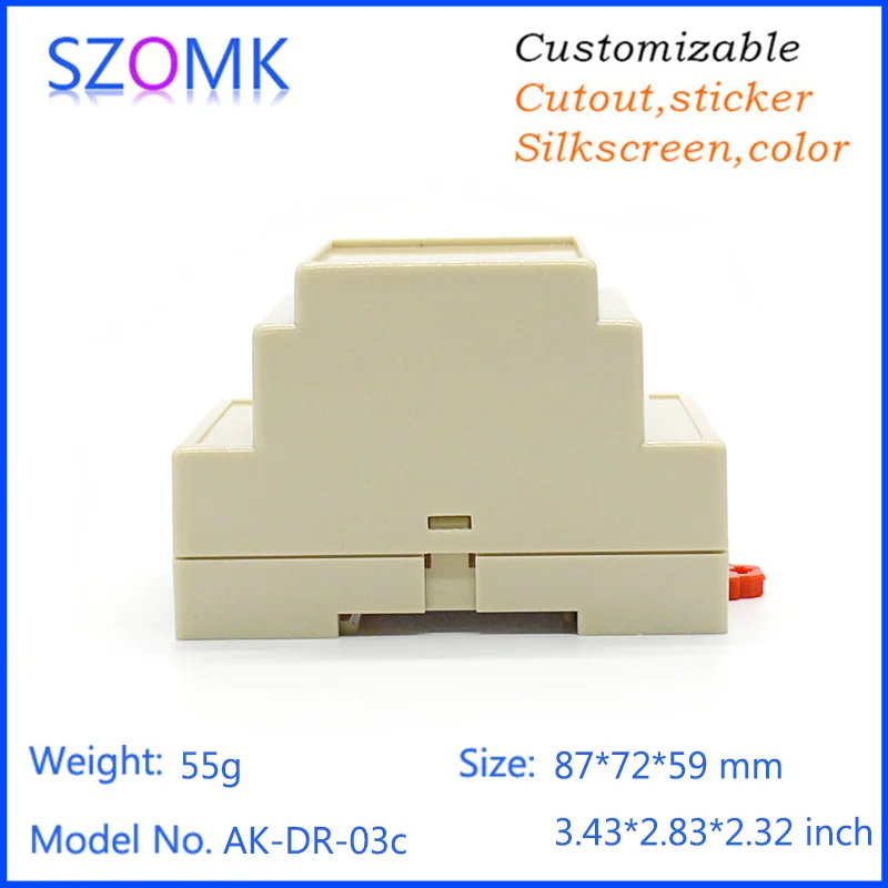 2 шт много szomk хороший матиальный пластиковый промышленный электронный корпус