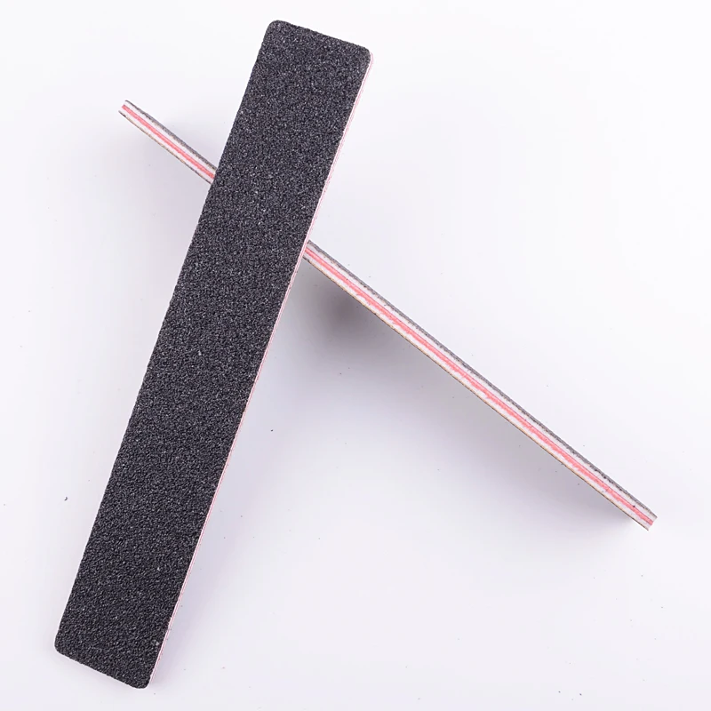 

2Pcs Nail File Buffer 100/180 lime a ongle nagel vijlen Black Nail Files Sanding Nails Art Tip Manicure Professional Nail Tools