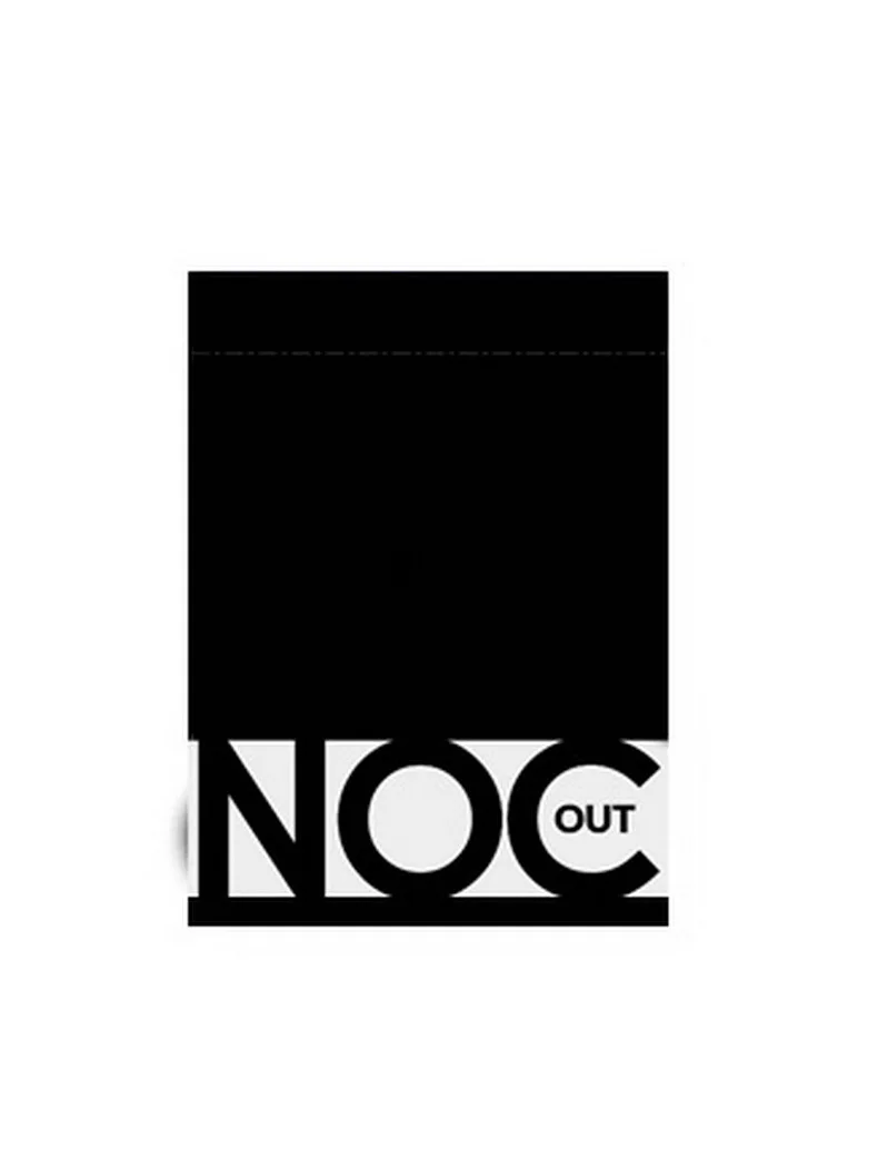 1 Набор NOC Out Черный или белый или красный игральные карты покер размер колода крупным планом магия USPCC HOPC на заказ Ограниченная серия