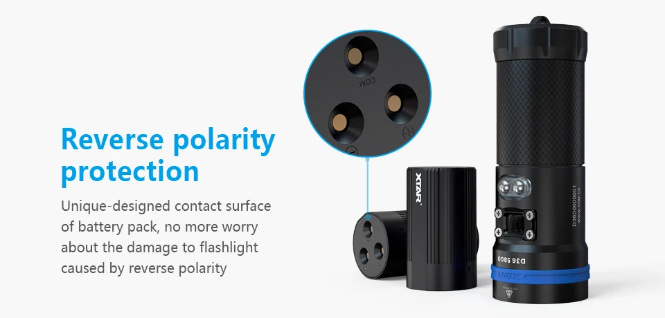 XTAR D36 фонарик для дайвинга комплект OLED экран CREE XHP70.2 XHP35 HI max 5800 люмен подводный 215 м фонарь для дайвинга с зарядным устройством