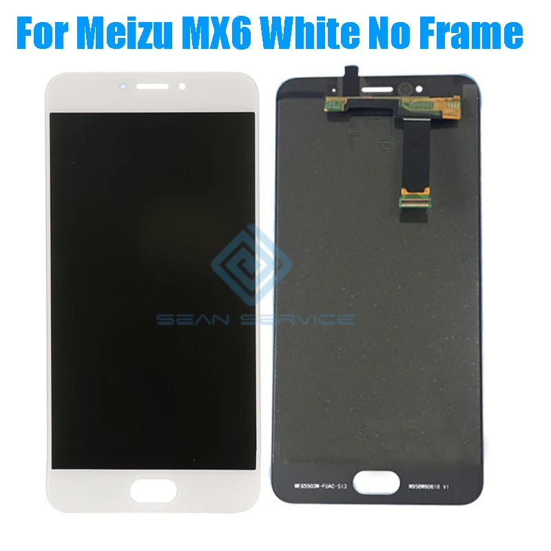 Для Meizu MX6 ЖК дисплей Дисплей с Сенсорный экран планшета Ассамблеи Замена Рамки 5.5