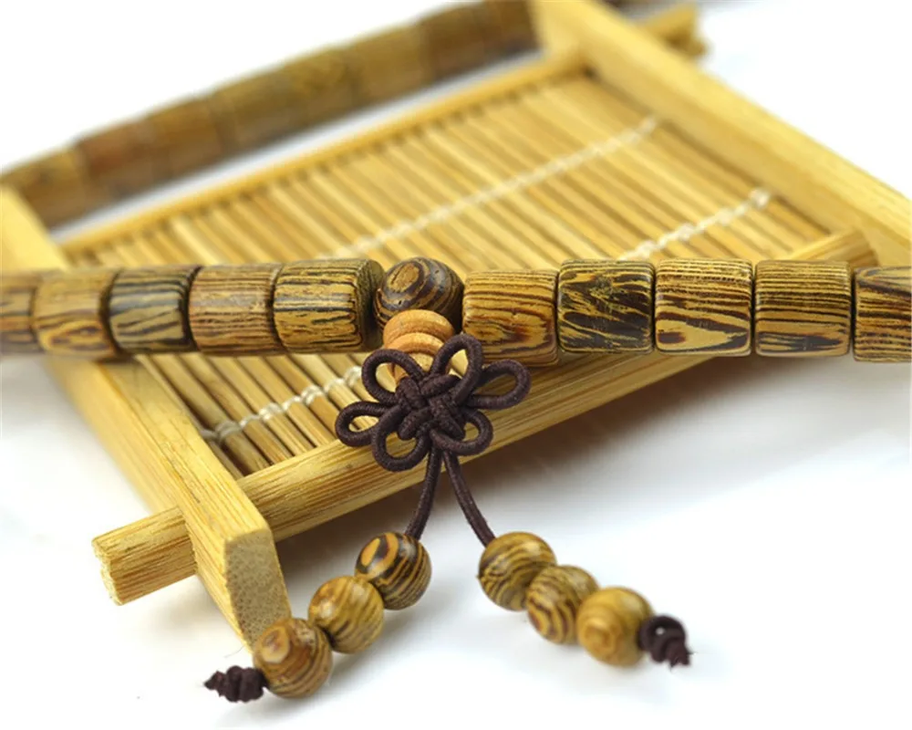 Модные бусины Будды Аутентичные 108 венге молитвенные браслет четки деревянный