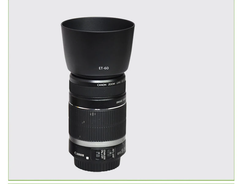 Реверсивная бленда для объектива Canon аксессуары камеры 58 мм et60 55-250 f/4-5 6 IS II и EF 75-300
