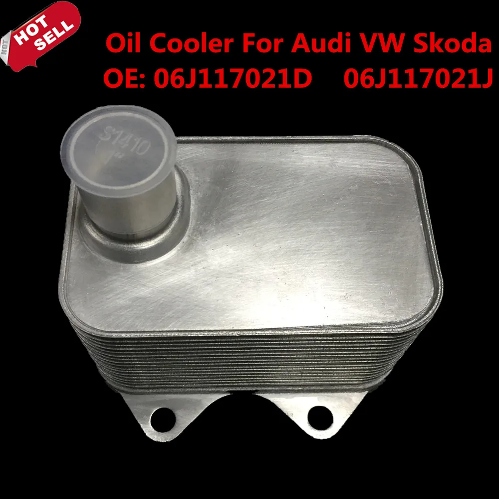 

Масляный радиатор двигателя для Audi A3 A4 A5 TT Q5 VW Skoda Seat OE 06J117021D 06J117021J автостайлинг