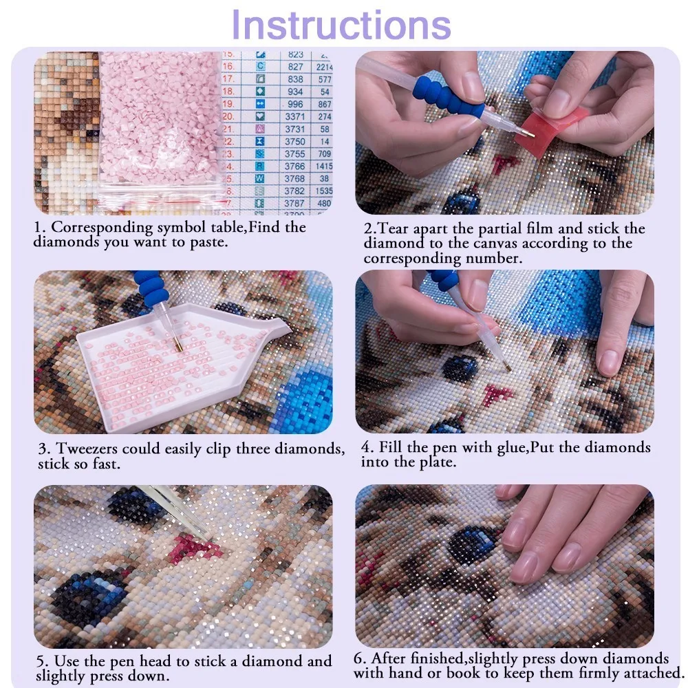 5D DIY Алмазная картина сценическая вышивка Зимний снег полный квадратный Стразы