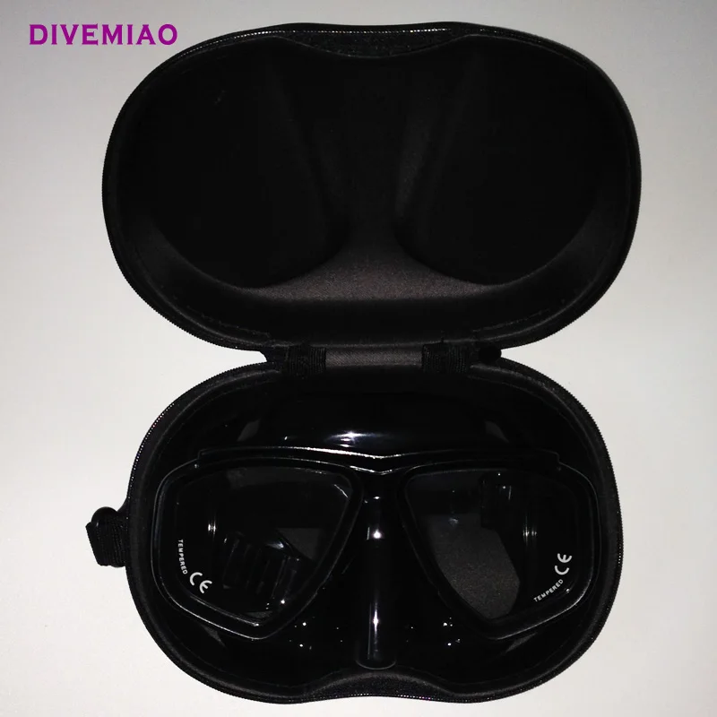 mask 3 with box Профессиональная маска для дайвинга для сноркерлинга, черная маска для дайвинга с коробкой для подводной охоты - Цвет: mask 3 with box