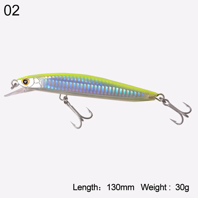 7503-130-2 Kingdom New JERKBAIT CHANCE рыболовные приманки для моря 120 мм 130 мм Высокое качество Плавающий Гольян искусственная жесткая морская приманка воблеры - Цвет: 7503-130-2