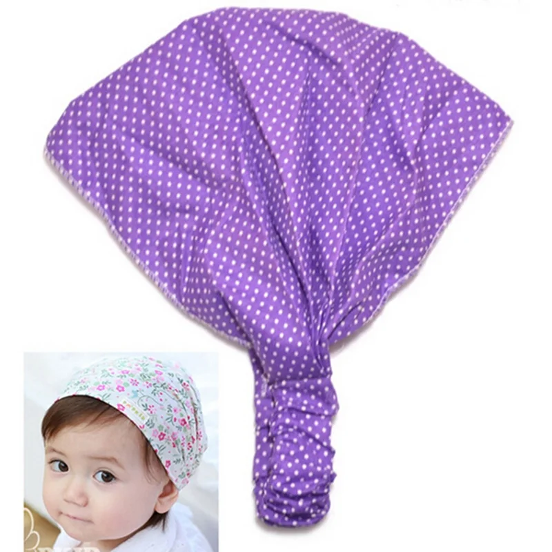 

Bandana Hats Kid Flower Headband hair bandS Hair Accessories Headscarf Headwear W-260