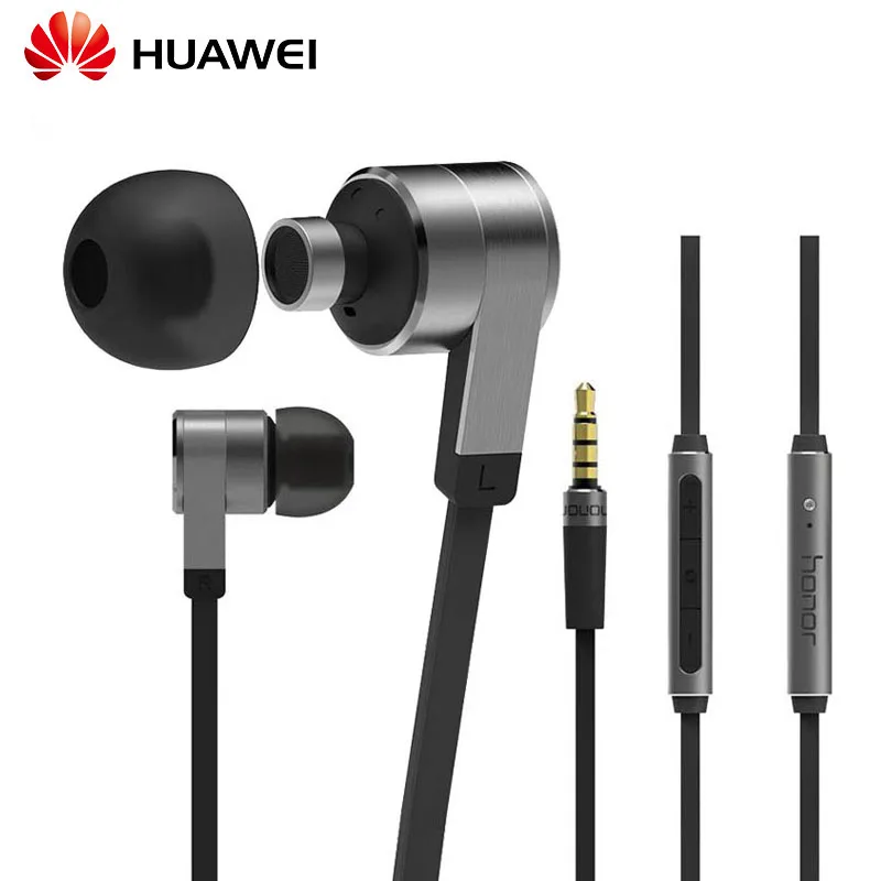 Наушники Huawei Honor AM13 3 5 мм наушники вкладыши с дистанционным управлением и