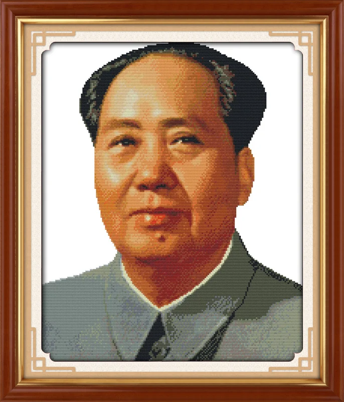 Набор для вышивки крестиком Zedong Mao 18/14/11 карат | Дом и сад