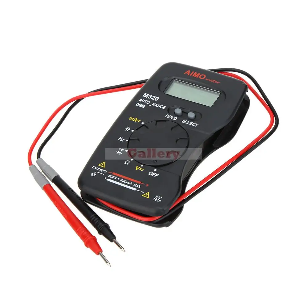 Цифровой мультиметр Aimo M320 Карманный ручной измеритель с ЖК дисплеем