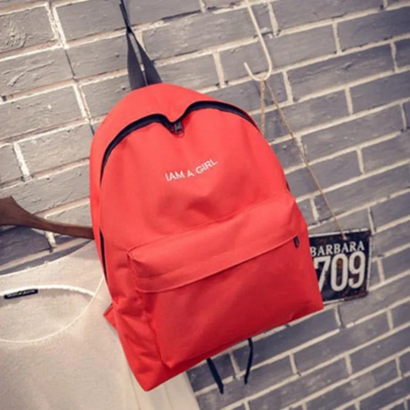 Новый холщовый рюкзак модный для девочек подростков Женский Лучший Школьный