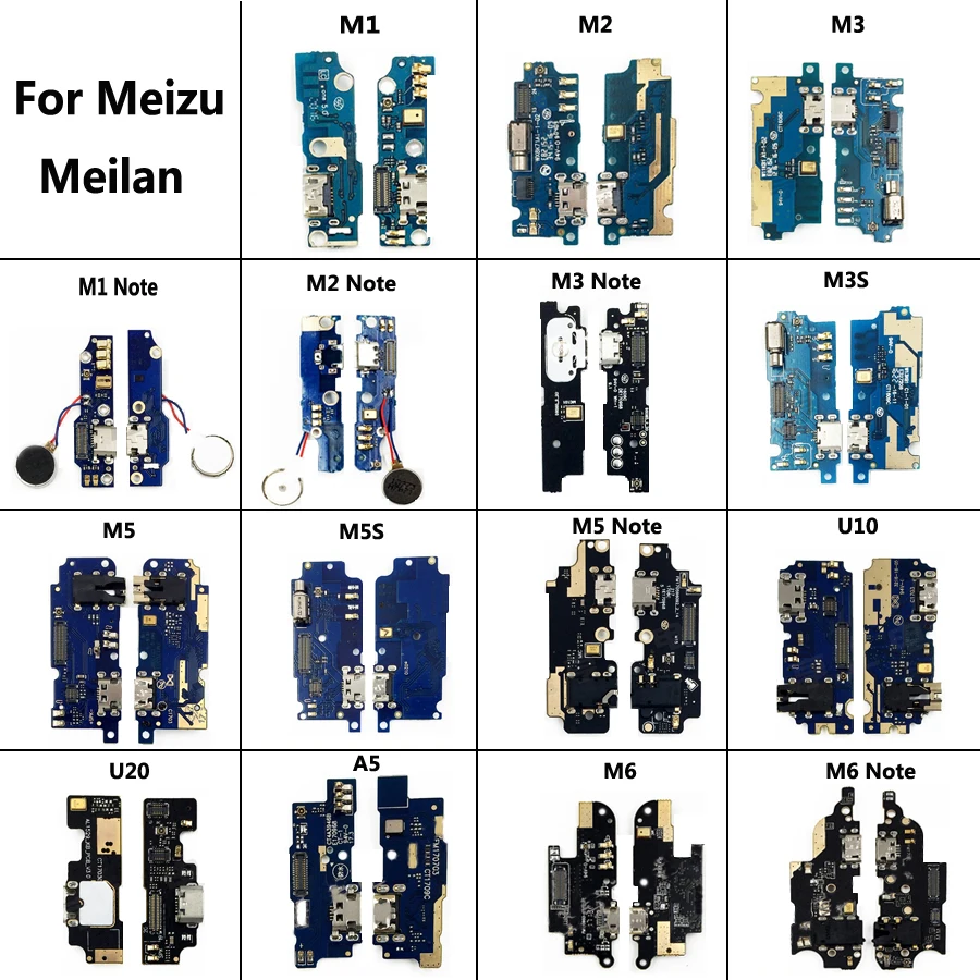 Micro док-станция разъем Плата usb порт для зарядки Замена для Meizu Meilan M1 M2 M3 M5 M6 Note M3S M5S U10 U20 A5
