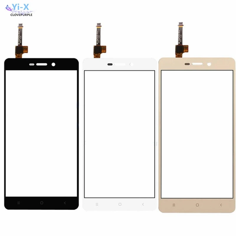 10x сенсорная панель для Xiaomi Redmi 3 3S 3X сенсорный экран Датчик дигитайзер Запасные