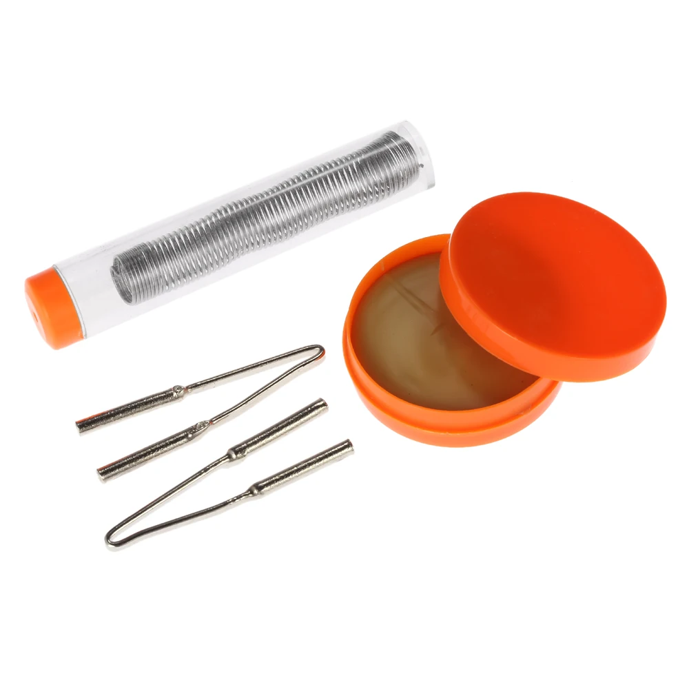 Электрический паяльник набор со светящимся паяльником быстрый нагрев с паяльным