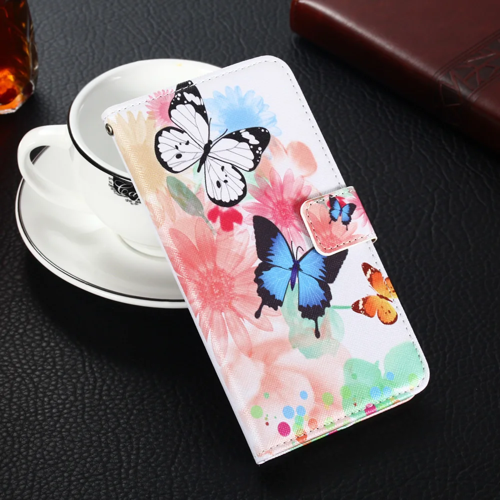 

FSSOBOTLUN 9 Colors For Wiko Sunny2 Case PU Leather Retro Flip Cover Shell Magnetic Fashion Wallet Cases Kickstand Strap