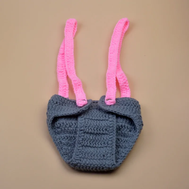 Вязание крючком розовый пожарных для маленьких девочек шляпа с подтяжками