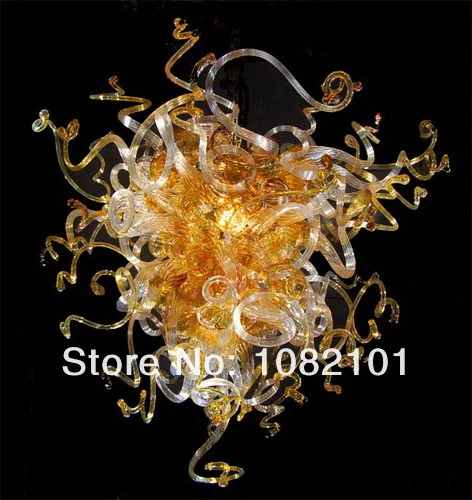 

The Balcony Art Deco 100% Hand Blown Glass Chandelier Free Shipping