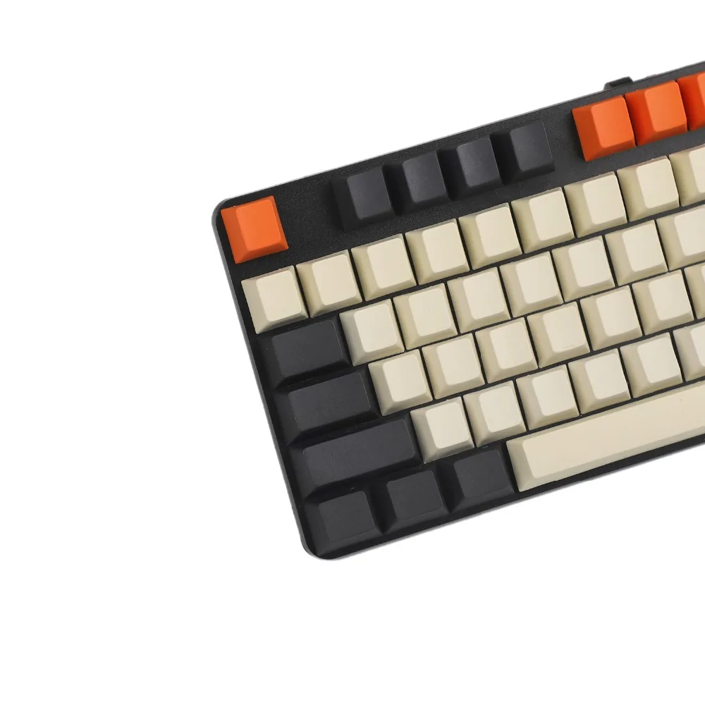 YMDK Carbon 108 Keyset толстые PBT Вишневый профиль колпачки для стандартной ANSI 104 87 61 MX