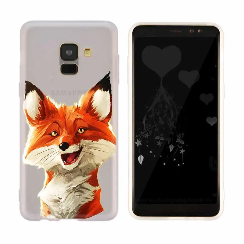 3D printing Г-н милое платье с лисой для samsung Galaxy A10/A30/A40/A50/A70 A9 A8 A6 a7 A3 A5 ТПУ чехол мягкое сиденье автомобиля - Цвет: 3D printing