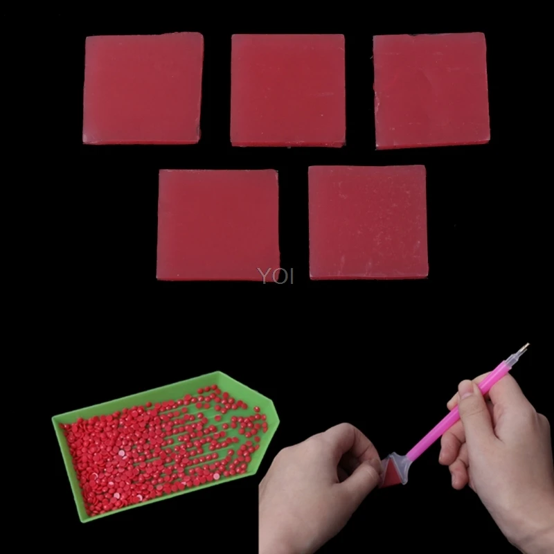5 шт./компл. DIY 5D алмазная живопись клеевая глина вышивка крестиком инструмент 2x2