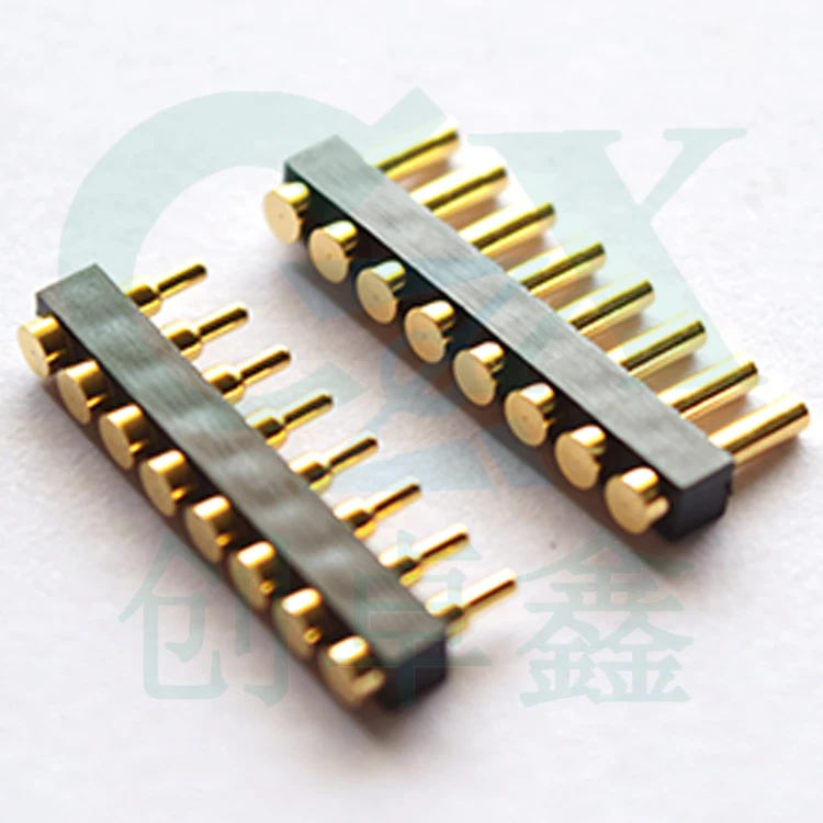 Женский и мужской 8 контактный полюсный поверхностный монтаж SMT электронный pogo