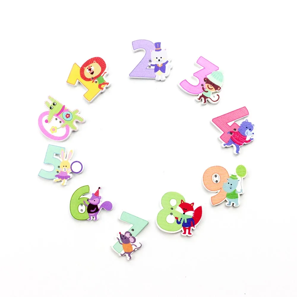 50 шт. деревянные пуговицы в виде букв | Дом и сад