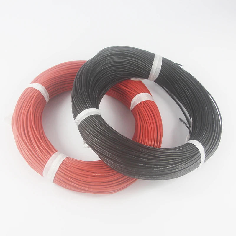 Силиконовый провод OliYin 100 м 20AWG силиконовый (100/0.08 OD: 1 8)|silicone wire|silicone cable20awg silicone wire |