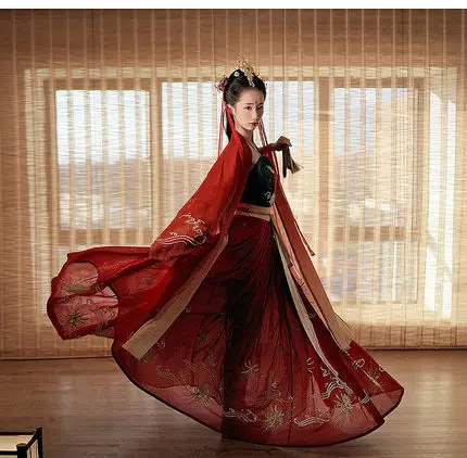 2019 Красивая Женская Вышивка в китайском стиле с завышенной талией на другой